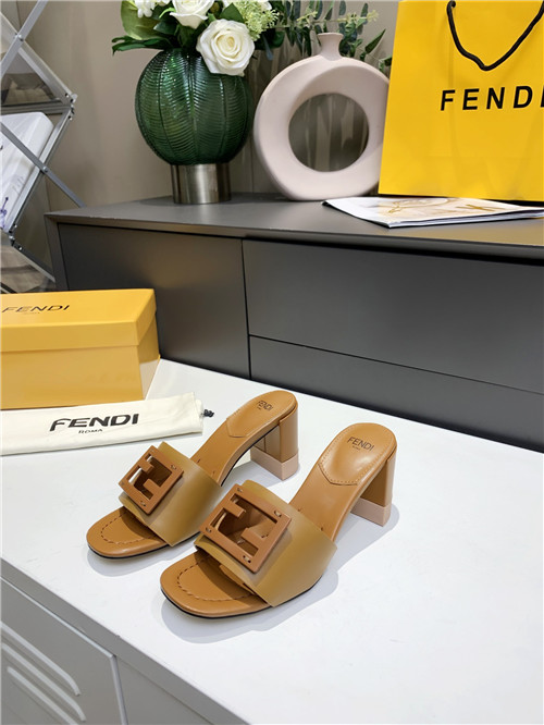 F**di thick heel sandals