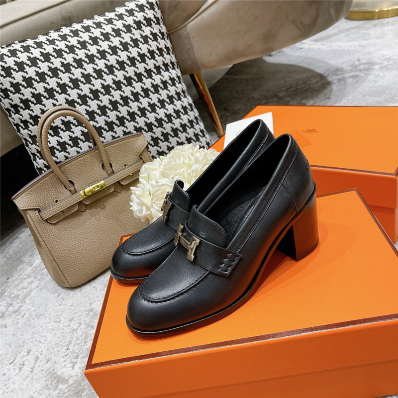 H**me5 dauphine mid heel mules