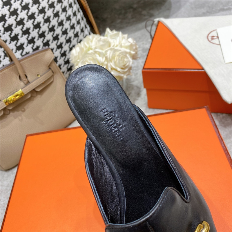 H**me5 muller flat slippers