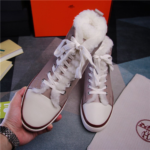 H**me5 Birkin Replica wool high-top shoes
