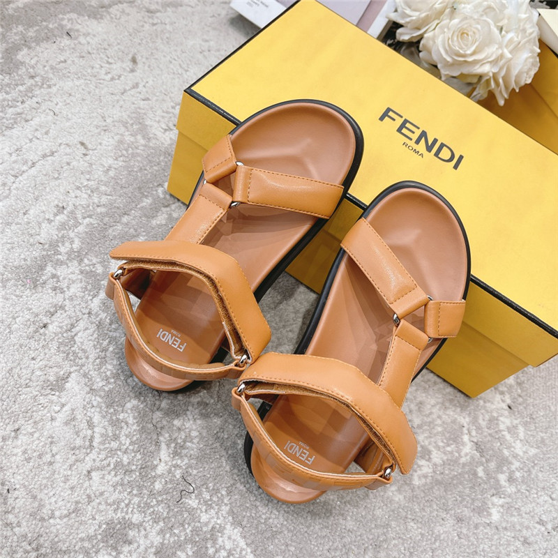 F**di letters webbing sandals