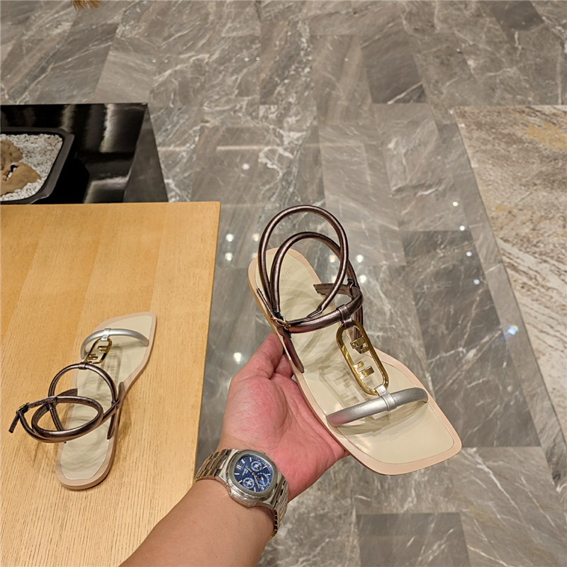 F**di flat beach sandals