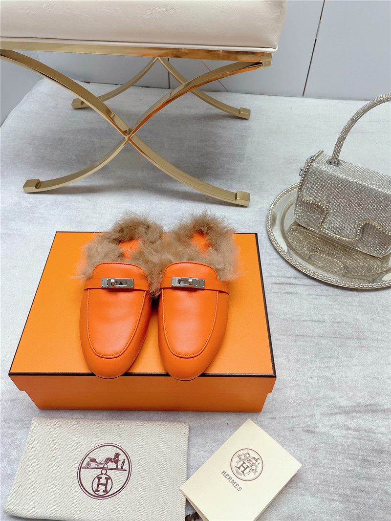 H**me5 classic wool slippers