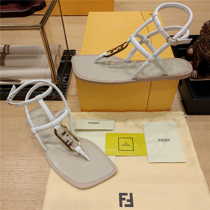 F**di flat beach sandals