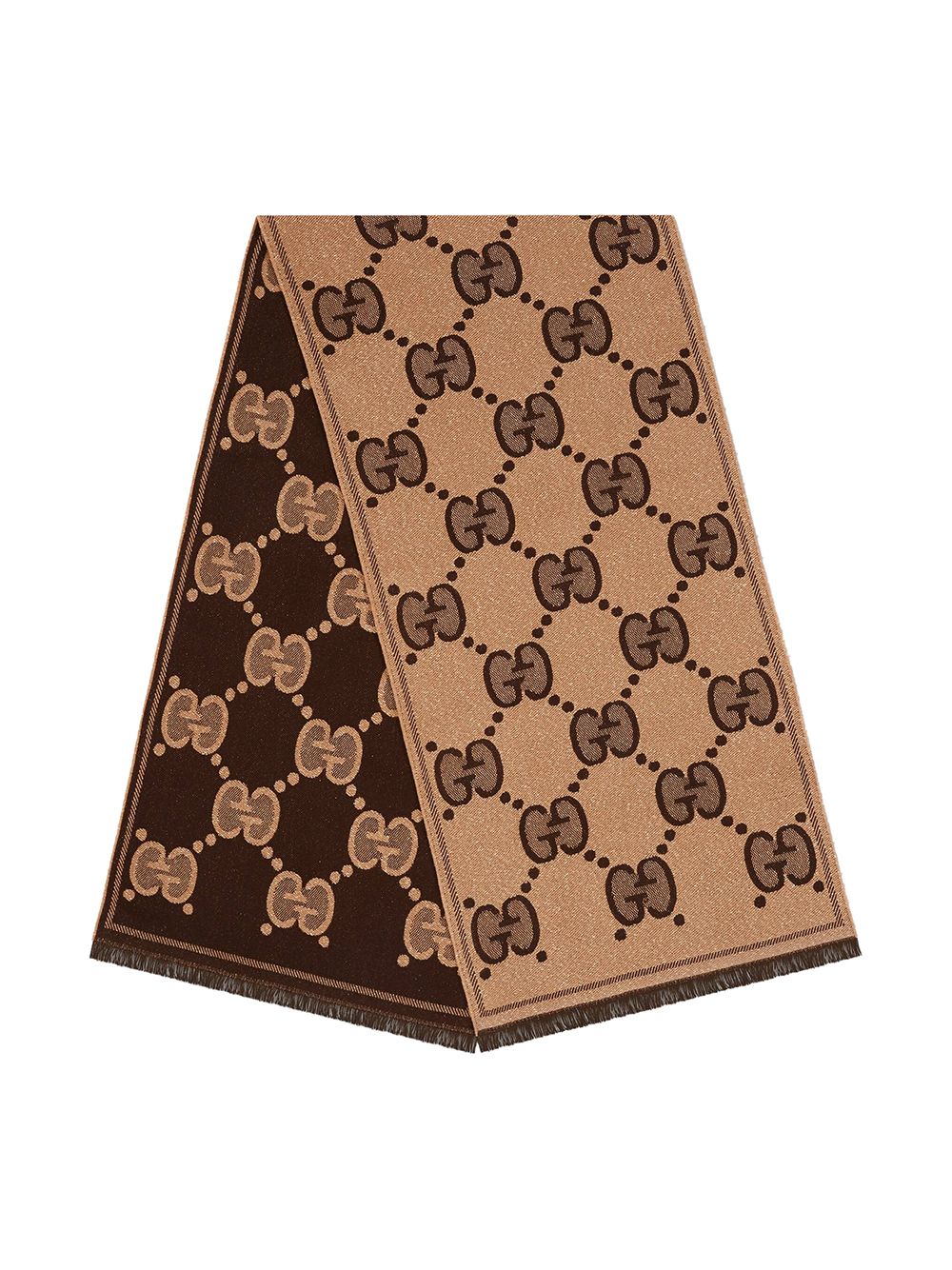 Gvc*1 GG jacquard scarf