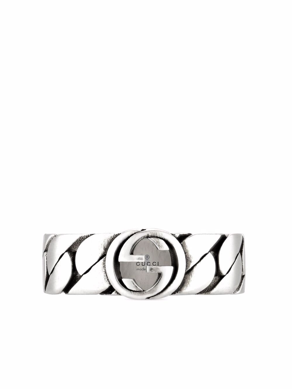 Gvc*1 Replica Interlocking G wide ring