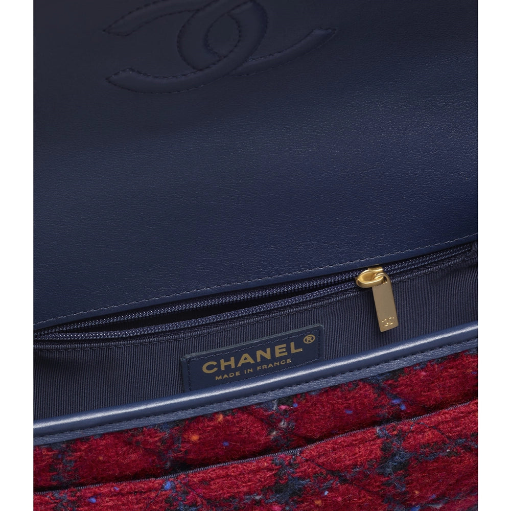 [Ch**el] CLASSY Magazine Small Top Handle Flap Bag
