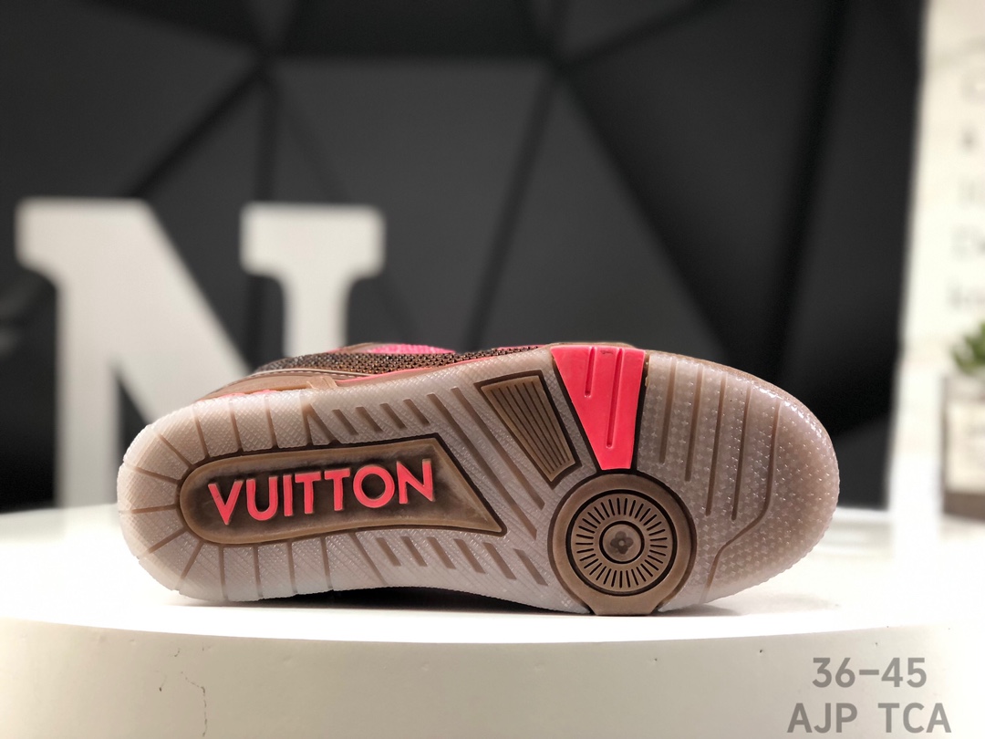L0vis Vvtt0n Trainer Crystal Embellished Sneakers Replica