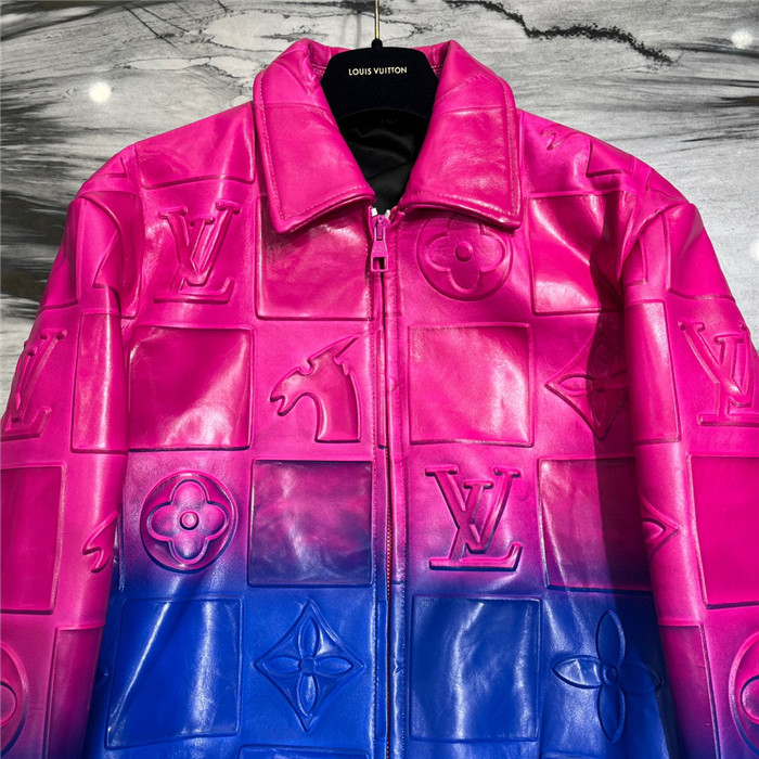 2023fw LV Real Leather Jacket Top Version