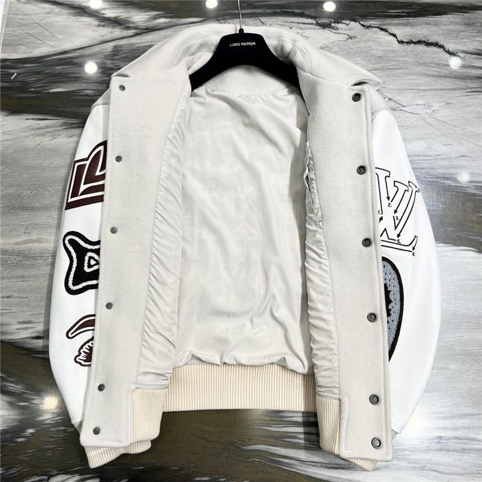 2023fw LV Real Leather Jacket Top Version