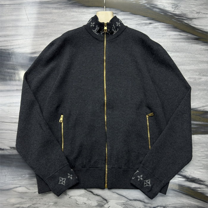 2024fw LV Zipper Sweater Top Version
