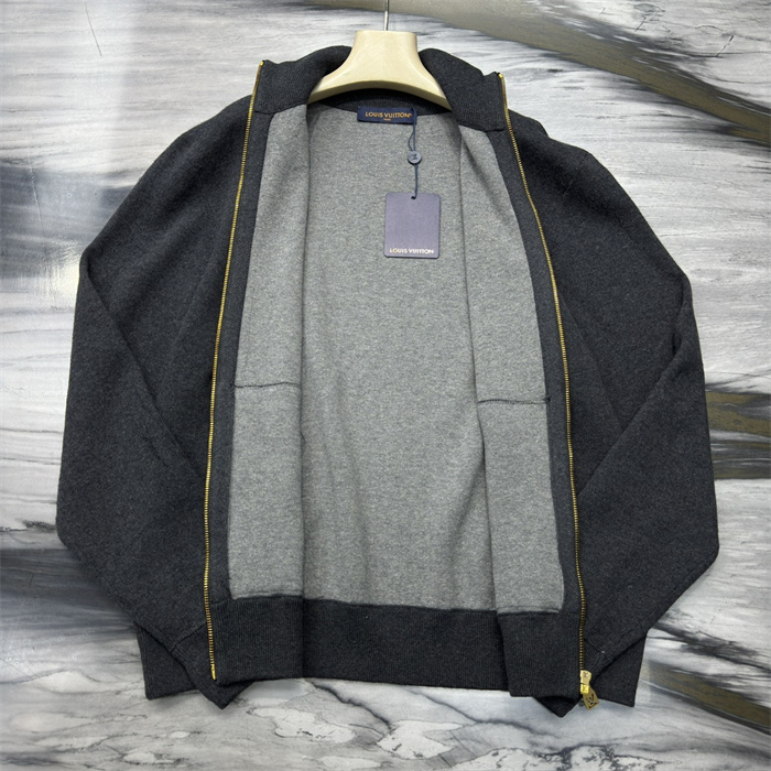2024fw LV Zipper Sweater Top Version