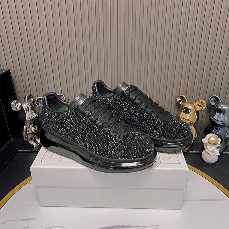 A1exa*der Mcqv*en-Inspired Sparkle Platform Sneakers: Shine in Every Step Reps