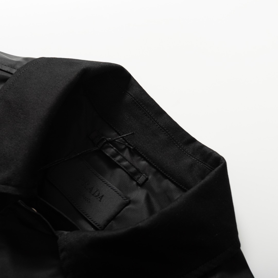 Pra*a Recycled Nylon Collared Jacket